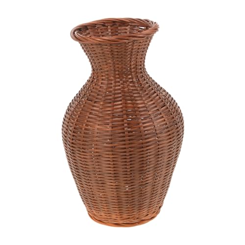 Cabilock Geflochtene Pflanzenvase Für Raumdekorationen Rustikale Minimalistische Tischvase Dekorvase Für Trockenblumen Natürliches Design Handgemachte Blumenvase Cabilock Geflochtene Pflanzenvase Für Raumdekorationen Rustikale Minimalistische Tischvase Dekorvase Für Trockenblumen Natürliches Design Handgemachte Blumenvase von Cabilock