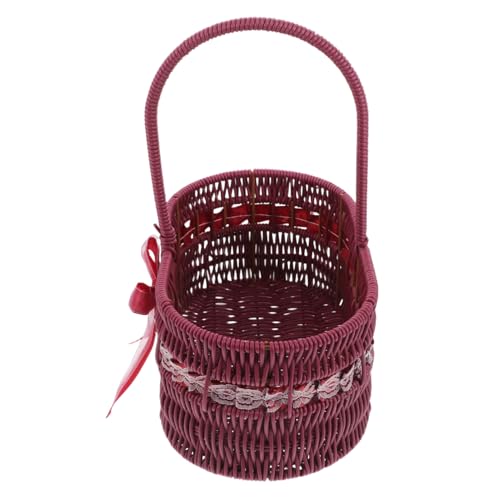 Cabilock Geflochtener Blumenkorb Mit Henkel Für Aufbewahrung Dekorativer Korb Aus Rattan Rustikaler Blumenkorb Für Pflanzen Homeoffice Und Tischdekoration Cabilock Geflochtener Blumenkorb Mit Henkel Für Aufbewahrung Dekorativer Korb Aus Rattan Rustikaler Blumenkorb Für Pflanzen Homeoffice Und Tischdekoration von Cabilock