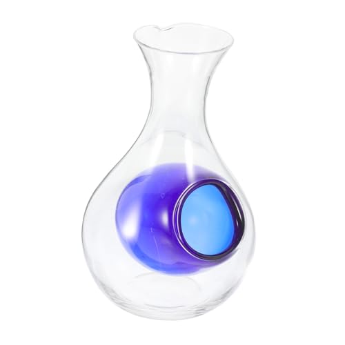 Cabilock Gekühlte Sake-karaffe – 400 Ml Weinkaraffe Mit Eishöhle Rotweinzubehör Einfache Karaffe Cabilock Gekühlte Sake-karaffe – 400 Ml Weinkaraffe Mit Eishöhle Rotweinzubehör Einfache Karaffe von Cabilock