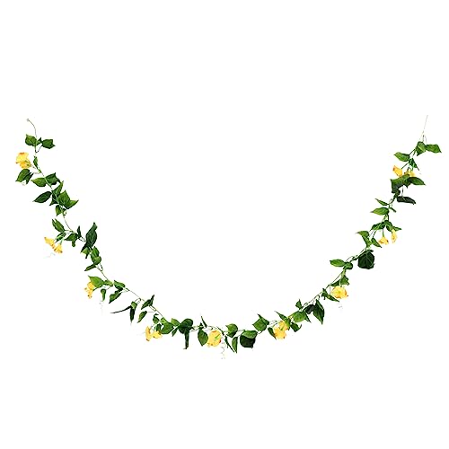 Cabilock Künstliche Blumengirlande Für Dekoration Kunstblumenranke Für Hochzeit Blumenrebe Für Garten Und Wanddekoration Leicht Zu Reinigen Und Pflegen Cabilock Künstliche Blumengirlande Für Dekoration Kunstblumenranke Für Hochzeit Blumenrebe Für Garten Und Wanddekoration Leicht Zu Reinigen Und Pflegen von Cabilock