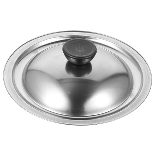 Cabilock Geschmacksbecherdeckel 20 Cm Edelstahl-Topfdeckel Ölaufbewahrung Dosendeckel Topfdeckel Gewürzglas Deckelhalter Ölglas-Deckel Abdeckung Für Töpfe Und Pfannen Universeller Deckel von Cabilock
