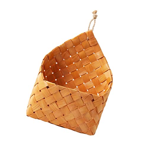 Cabilock Holzgewebter Hängekorb Für Aufbewahrung Wandkorb Aus Hochwertigem Holz Rustikale Wohndekoration Hängender Blumentopf Für Wand Geflochtener Lagerungskorb Für Heimtextilien Cabilock Holzgewebter Hängekorb Für Aufbewahrung Wandkorb Aus Hochwertigem Holz Rustikale Wohndekoration Hängender Blumentopf Für Wand Geflochtener Lagerungskorb Für Heimtextilien von Cabilock