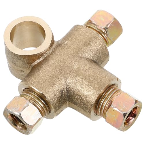 Cabilock Gewinde Messing Bremsleitungs Tee für und Bremsleitungen Schnelle Verbindung Vielseitige Anwendung Langlebiges Material Einfache Installation und Präzise Verarbeitung von Cabilock