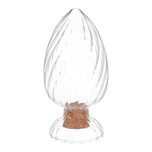 Cabilock Glas Feuerzeughalter Transparent mit Korkdeckel Feuchtigkeitsbeständig Dekorativer Streichholzbehälter für Kamin Duftkerzen Aufbewahrung Stilvoller Kerzenhalter aus Glas Cabilock Glas Feuerzeughalter Transparent mit Korkdeckel Feuchtigkeitsbeständig Dekorativer Streichholzbehälter für Kamin Duftkerzen Aufbewahrung Stilvoller Kerzenhalter aus Glas von Cabilock