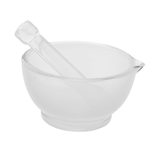 Cabilock Glas Stößel und Schale aus Glas Hitzebeständig Korrosionsbeständig Vielseitig für Mahlen Mischen und Zerkleinern Einfach zu Reinigen Präzises Laborwerkzeug für Experimente Cabilock Glas Stößel und Schale aus Glas Hitzebeständig Korrosionsbeständig Vielseitig für Mahlen Mischen und Zerkleinern Einfach zu Reinigen Präzises Laborwerkzeug für Experimente von Cabilock