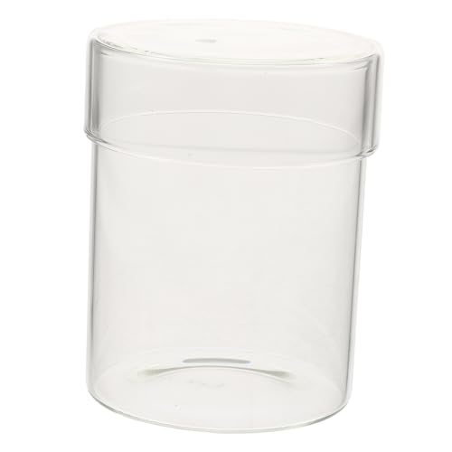 Cabilock Glasgefäß Mit Deckel Honigbehälter Lebensmittelbehälter Klares Honigglas Trockenfutterbehälter Für Den Haushalt Kaffeebehälter Süßigkeitenglas Glas Bonbonschale Getreide Tee, W7BA18G5242LN4QP von Cabilock