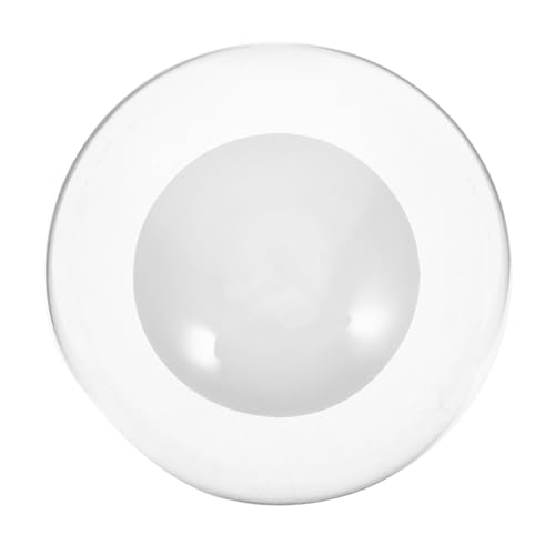 Cabilock Glaskugel Lampenschirm Doppelglas Klar Ersatz Lampenabdeckung Runde Deckenleuchte Abdeckung für Pendelleuchten Wandleuchten und Kronleuchter Eleganter Lampenschirm für Wohnräume von Cabilock