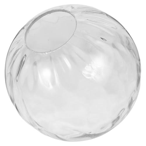 Cabilock Glaskugel Lampenschirm Ersatzglas Ømm Transparent Rund für Deckenleuchten Tischlampen Schlafzimmer Beleuchtung Gleichmäßige Lichtverteilung Stilvolles Design von Cabilock