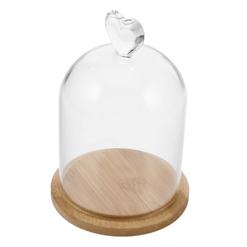 Cabilock Glaskuppel mit Klarem Glas und Bambusbasis für Duftkerzen Trockenblumen und Diy-dekoration Transparentes Glockenglas für Wohnkultur Partydeko für Freundin Geburtstag Cabilock Glaskuppel mit Klarem Glas und Bambusbasis für Duftkerzen Trockenblumen und Diy-dekoration Transparentes Glockenglas für Wohnkultur Partydeko für Freundin Geburtstag von Cabilock