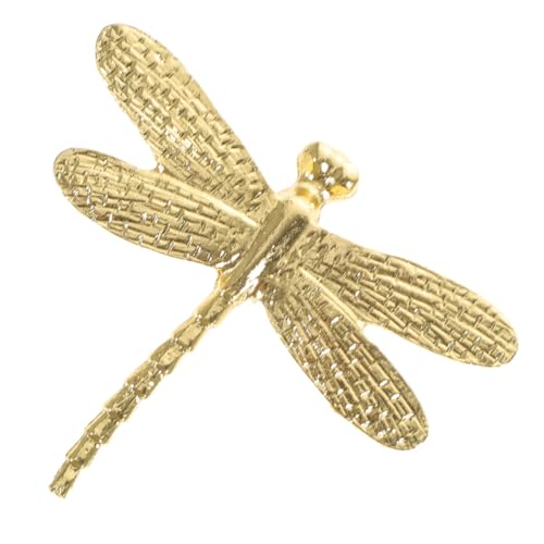 Cabilock Goldene Libellen Skulptur aus Massivem Metall Dekorativer Schubladenknauf Ansprechende Insektenfigur für Wohnzimmer Tv Schrank Eingangsbereich und Büro Stilvolle Wohnaccessoire Cabilock Goldene Libellen Skulptur aus Massivem Metall Dekorativer Schubladenknauf Ansprechende Insektenfigur für Wohnzimmer Tv Schrank Eingangsbereich und Büro Stilvolle Wohnaccessoire von Cabilock
