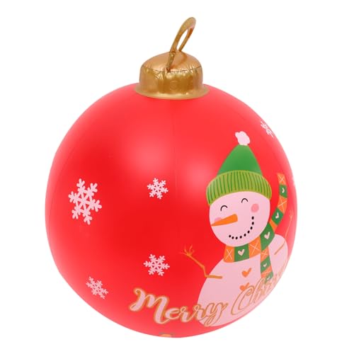Cabilock Große Aufblasbare Weihnachtskugel aus PVC Wetterfeste Garten Deko Halbdurchsichtiger Roter Schneemann Langlebige Outdoor Weihnachtsdekoration Einfach Aufzublasen Festliche Cabilock Große Aufblasbare Weihnachtskugel aus PVC Wetterfeste Garten Deko Halbdurchsichtiger Roter Schneemann Langlebige Outdoor Weihnachtsdekoration Einfach Aufzublasen Festliche von Cabilock