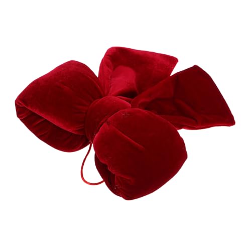 Cabilock Große Rote Schleife für Weihnachtsbaumdekoration und Türschmuck Vielseitig Einsetzbar für Hochzeiten und Feste Mittel aus Samt Einfache mit Anderen Dekorationen Cabilock Große Rote Schleife für Weihnachtsbaumdekoration und Türschmuck Vielseitig Einsetzbar für Hochzeiten und Feste Mittel aus Samt Einfache mit Anderen Dekorationen von Cabilock