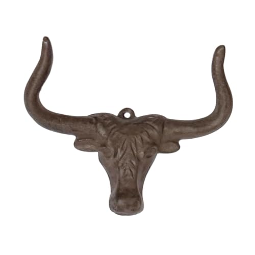 Cabilock Gusseisen Kuhkopf Wandhaken Rustikal Doppelhaken Western Cowboy Huthalter Tierkopf Wanddeko Landhausstil Langlebig und Sicher für Cowboyhüte Cabilock Gusseisen Kuhkopf Wandhaken Rustikal Doppelhaken Western Cowboy Huthalter Tierkopf Wanddeko Landhausstil Langlebig und Sicher für Cowboyhüte von Cabilock