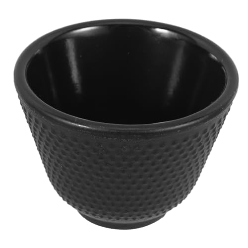 Cabilock Gusseiserne Teetasse Retro Stil mit Rutschfester Struktur Kompakt und Tragbar Asiatische Tee Tasse für Teehäuser Restaurants und Stilvolles Teetrinken zu Hause von Cabilock
