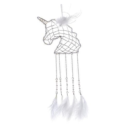 Cabilock Hängedeko aus Makramee Boho Handgemachte Raumdekoration für Kinderzimmer Zimmerdeko und mit LED Lichtern für Träume und Gemütlichkeit von Cabilock