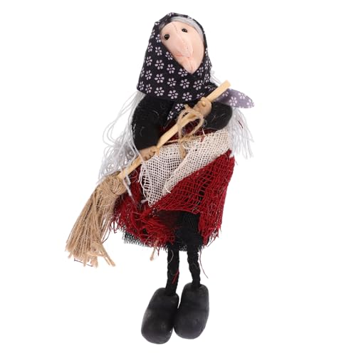 Cabilock Hängende Hexenpuppe Dekoration Lustige Halloween für Zuhause Büro für Partys und Festlichkeiten Auffälliges Gruseliges Ornament für Schaurige von Cabilock