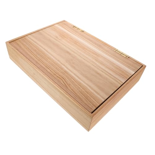 Cabilock Holzregal Für Wand Aufbewahrungsbox Beige Für Wohnzimmer Dekoratives Regal Aus Naturholz Wandaufbewahrung Aus Holz Rustikales Bücherregal Für Zimmerwand von Cabilock