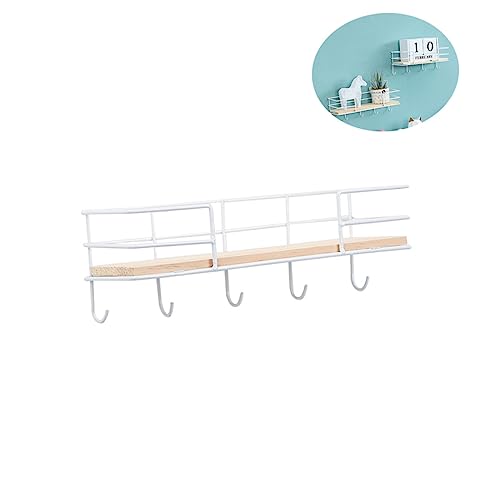 Cabilock 5-teiliges Wandregal Aus Metall Mit Haken Zum Aufhängen Organizer Für Lagerregale Dekorative Halterungen Einfach Zu Montieren Cabilock 5-teiliges Wandregal Aus Metall Mit Haken Zum Aufhängen Organizer Für Lagerregale Dekorative Halterungen Einfach Zu Montieren von Cabilock
