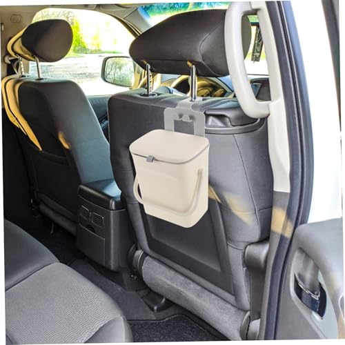 Cabilock Hängender Auto mülleimer mit Schiebedeckel Geruchsverschluss Multifunktional für Rücksitz Tragbar mit Griff Kompakter Küchen komposteimer für Kleine Abfälle unter Spüle und Cabilock Hängender Auto mülleimer mit Schiebedeckel Geruchsverschluss Multifunktional für Rücksitz Tragbar mit Griff Kompakter Küchen komposteimer für Kleine Abfälle unter Spüle und von Cabilock