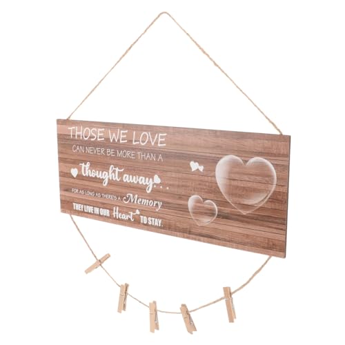 Cabilock Hängendes Holz Foto Display Mit Klammern Rustikalen Holz Hänge Brett Für Zuhause Dekoration Wandkunst Raumdekoraktion von Cabilock