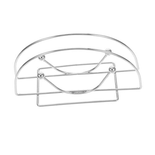 Cabilock Halbrunder Metall Serviettenhalter Nordic Stil Platzsparend für Küchenarbeitsplatten Robuster Napkin Holder mit Einfachem Zugriff für Papierhandtücher Esstisch von Cabilock