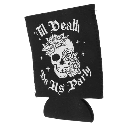 Cabilock Halloween Hochzeit Neopren Getränkedosenhülle Schwarz Isolierhülle für Bier und Sodadosen Langlebiger Schutz und Dekoration für Partys und Festlichkeiten Cabilock Halloween Hochzeit Neopren Getränkedosenhülle Schwarz Isolierhülle für Bier und Sodadosen Langlebiger Schutz und Dekoration für Partys und Festlichkeiten von Cabilock