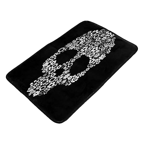 Cabilock Halloween Schädel Badmatte rutschfeste Fußmatte für Badezimmer und Eingangsbereich Waschbar Hoher Wasseraufnahme Cabilock Halloween Schädel Badmatte rutschfeste Fußmatte für Badezimmer und Eingangsbereich Waschbar Hoher Wasseraufnahme von Cabilock
