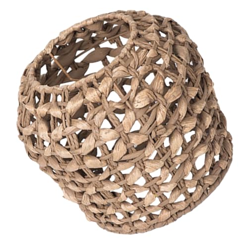 Cabilock Handgefertigter Lampenschirm aus Natürlichem Hyazinth mit Stabilem Eisenrahmen Rustikaler Ersatz für Pendel Stehlampen Vielseitig Einsetzbar zur Dekoration von Wohnzimmer Esszimmer Cabilock Handgefertigter Lampenschirm aus Natürlichem Hyazinth mit Stabilem Eisenrahmen Rustikaler Ersatz für Pendel Stehlampen Vielseitig Einsetzbar zur Dekoration von Wohnzimmer Esszimmer von Cabilock