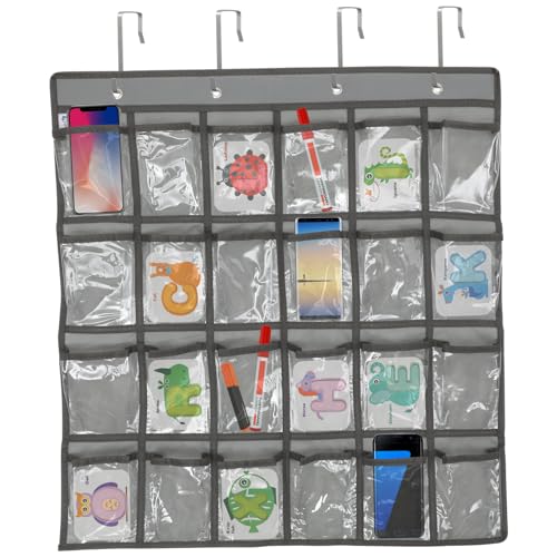 Cabilock Handy Organizer Wandtasche mit Fächern Transparenter Aufbewahrungsbeutel für Mobiltelefone Taschenrechner für Klassenzimmer Werkstätten Cabilock Handy Organizer Wandtasche mit Fächern Transparenter Aufbewahrungsbeutel für Mobiltelefone Taschenrechner für Klassenzimmer Werkstätten von Cabilock