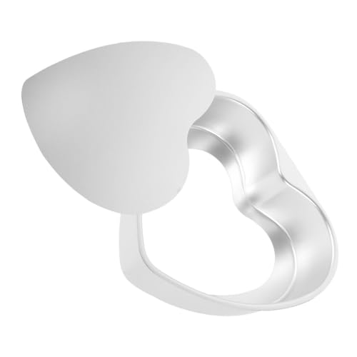 Cabilock Herz-kuchenformen Zum Backen Kuchenform Aus Aluminiumlegierung Mit Abnehmbarem Boden Antihaftbeschichtete Metall-kuchenform Zum Backen Cabilock Herz-kuchenformen Zum Backen Kuchenform Aus Aluminiumlegierung Mit Abnehmbarem Boden Antihaftbeschichtete Metall-kuchenform Zum Backen von Cabilock