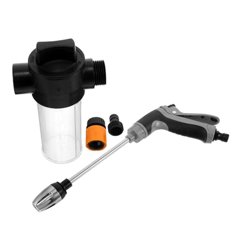 Cabilock Hochdruck Autowaschpistole Metall Sprühdüse Verstellbar mit Schnellanschluss Gartenschlauch Handbrause Robust für Fahrzeug und Gartenreinigung von Cabilock