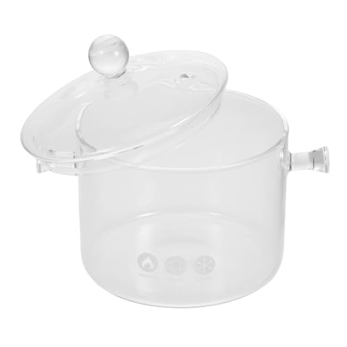 Cabilock Hochtemperaturbeständiger Kochtopf mit Doppelgriff und Glasdeckel Borosilikat Suppentopf für Herd Transparenter Topf für Schonendes Kochen Vielseitiger Kochtopf für Pasta und im Cabilock Hochtemperaturbeständiger Kochtopf mit Doppelgriff und Glasdeckel Borosilikat Suppentopf für Herd Transparenter Topf für Schonendes Kochen Vielseitiger Kochtopf für Pasta und im von Cabilock