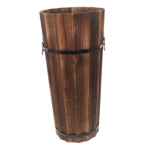 Cabilock Schirmständer Aus Holz Schwarzer Schirmhalter Für Den Eingangsbereich Aufbewahrungseimer Cabilock Schirmständer Aus Holz Schwarzer Schirmhalter Für Den Eingangsbereich Aufbewahrungseimer von Cabilock