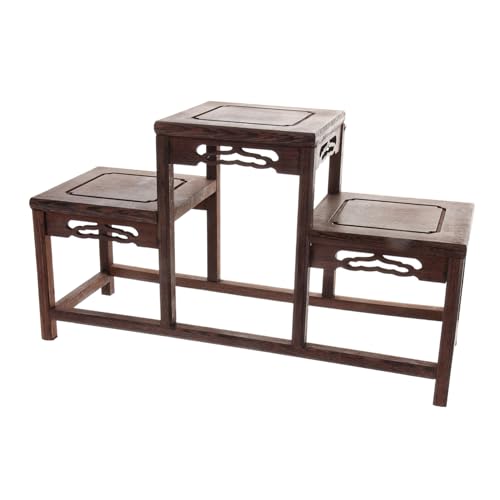 Cabilock Holz Display Stand Antikes Regal für Teezubehör Vielseitige Aufbewahrung und Dekoration Rustikales Design für Stilvolle Wohnräume und Küchen Cabilock Holz Display Stand Antikes Regal für Teezubehör Vielseitige Aufbewahrung und Dekoration Rustikales Design für Stilvolle Wohnräume und Küchen von Cabilock