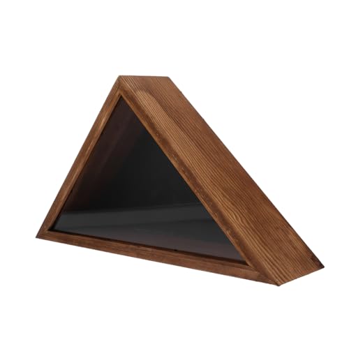 Cabilock Holz Flaggenbox mit Schutzabdeckung Natürliche Holz Flaggenvitrine für Wohnzimmer Stabile Dreieckige Aufbewahrungsbox zur Sicheren Flaggenaufbewahrung und Dekorativen Präsentation Cabilock Holz Flaggenbox mit Schutzabdeckung Natürliche Holz Flaggenvitrine für Wohnzimmer Stabile Dreieckige Aufbewahrungsbox zur Sicheren Flaggenaufbewahrung und Dekorativen Präsentation von Cabilock