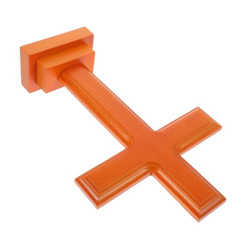 Cabilock Holzkreuz Stehendes Kirchenkreuz Aus Buchenholz Dekoratives Tischkreuz Für Christliche Altar-Dekoration Religiöses Altarkreuz Für Gebetsraum Oder Heimbüro von Cabilock