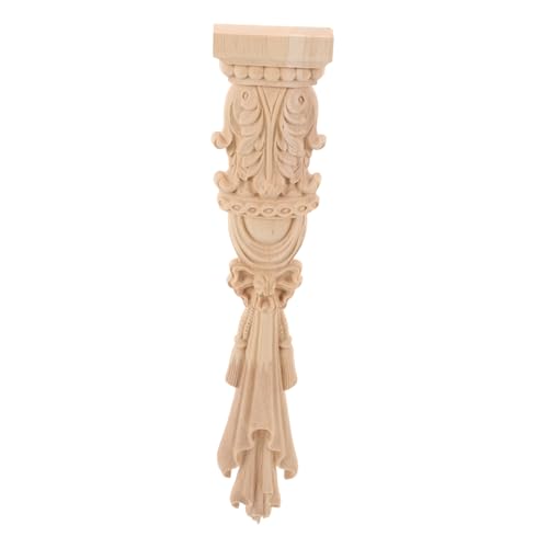 Cabilock Holzornament Geschnitzt Möbelapplikation aus Massivem Holz Dekorative Holzsäule für Schranktüren Langlebig und Einfach zu Montieren Geeignet für DIY Möbeldekoration Cabilock Holzornament Geschnitzt Möbelapplikation aus Massivem Holz Dekorative Holzsäule für Schranktüren Langlebig und Einfach zu Montieren Geeignet für DIY Möbeldekoration von Cabilock