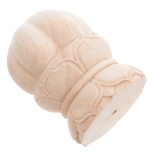 Cabilock Holzsäulen Kappen mit Lotus Rustikale Endkappen für Treppen Balken Möbel Unlackierte Dekorative Bastelspitzen Cabilock Holzsäulen Kappen mit Lotus Rustikale Endkappen für Treppen Balken Möbel Unlackierte Dekorative Bastelspitzen von Cabilock