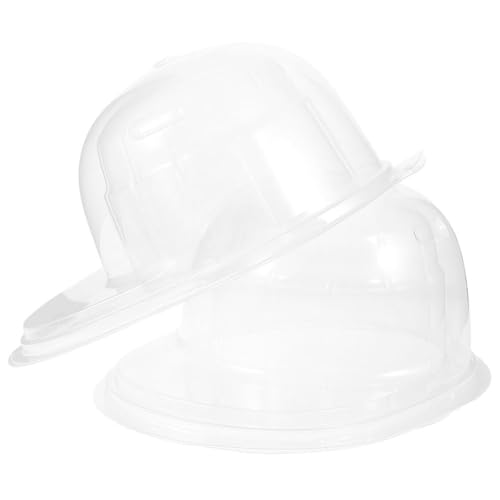 Cabilock Hut-organizer Für Baseball-caps Baseball-hut-vitrine 4 Stück Kunststoff-hut-schutz-halter Vitrine Hut-boxen Reisen Durchsichtiger Baseball-hut-halter Signierter Baseball-kappen-schutz von Cabilock