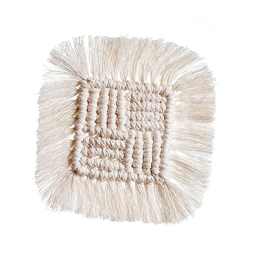 Cabilock Elegantes Quasten-Design Gewebtes Baumwollseil Wärmedämmung Tischset Tellerunterlage Für Zuhause Cabilock Elegantes Quasten-Design Gewebtes Baumwollseil Wärmedämmung Tischset Tellerunterlage Für Zuhause von Cabilock