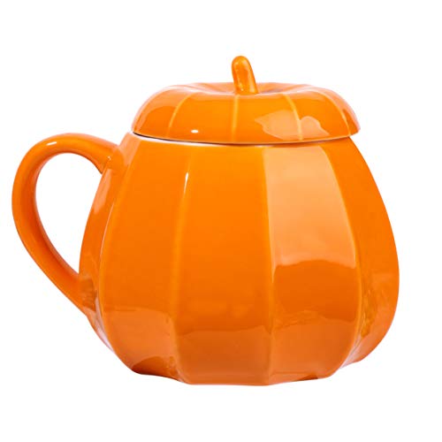 Cabilock Kaffeetasse Kürbis Tasse Kaffeetasse Teetasse Keramik Tasse Wasser Tasse für Home Office das Erntedankfest Danksagungsgeschenk von Cabilock