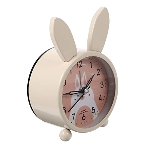 Cabilock Kawaii Cartoon Kaninchen Tischuhr Leise Energiesparend Nachtlicht Für Schlafzimmer Wohnzimmer Büro Niedliches Design Für Kinderzimmer Dekoration Cabilock Kawaii Cartoon Kaninchen Tischuhr Leise Energiesparend Nachtlicht Für Schlafzimmer Wohnzimmer Büro Niedliches Design Für Kinderzimmer Dekoration von Cabilock