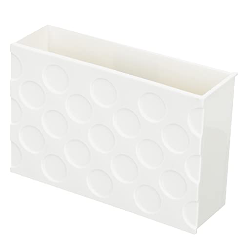 Cabilock Kasten Magnetische magnetische Hülle Magnetischer Aktenhalter Spind Magnetkorb Schrank Korb Kühlschrank-Aufbewahrungsständer magnetisches Ablagefach Plastik Weiß von Cabilock