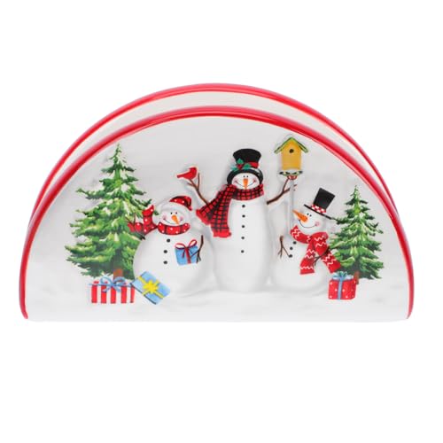 Cabilock Keramik Serviettenhalter Weihnachten Serviettenständer Serviettenspender: Tisch Papierhalter Dekoration Toastständer Porzellan Küche Tissue Box Weihnachtsdeko Deko Wohnzimmer Tischdekoration Cabilock Keramik Serviettenhalter Weihnachten Serviettenständer Serviettenspender: Tisch Papierhalter Dekoration Toastständer Porzellan Küche Tissue Box Weihnachtsdeko Deko Wohnzimmer Tischdekoration von Cabilock