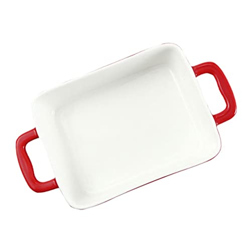 Cabilock Keramik-backplatte Gebackener Reisteller Lebensmittel-backblech Vielseitiges Aufbewahrungstablett Küchen-backgeschirr Cabilock Keramik-backplatte Gebackener Reisteller Lebensmittel-backblech Vielseitiges Aufbewahrungstablett Küchen-backgeschirr von Cabilock