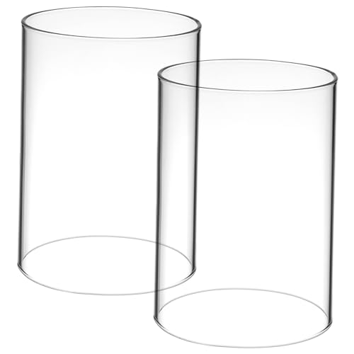 Cabilock Kerzenschirme Aus Glas 7 X 10 cm Durchmesser 2er-Pack Dekorative Kerzenhalter Für Esszimmer Cabilock Kerzenschirme Aus Glas 7 X 10 cm Durchmesser 2er-Pack Dekorative Kerzenhalter Für Esszimmer von Cabilock