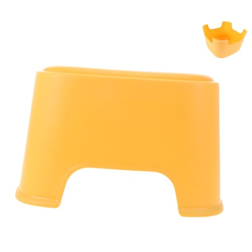 Cabilock Kinderhocker Tritthocker Für Badezimmer Kleine Hocker Hocker Töpfchenhocker Kinderhocker Toiletten Hockhocker Hocker Für Badezimmer Bettstufe Kunststoff Gelb von Cabilock