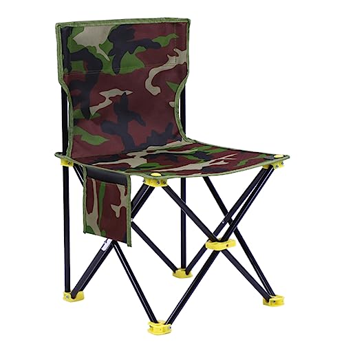 Cabilock Klappstuhl für Outdoor Aktivitäten Tragbarer Faltstuhl für Angeln und Strandbesuche Sitzfläche Rückenlehne von Cabilock