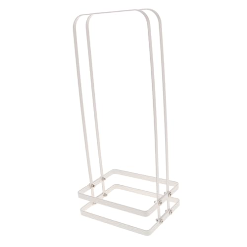Cabilock Kleiderbügel Organizer mit Stabiler Basis Platzsparender Hänger Ständer für Wäscheaufbewahrung für Balkon und Waschmaschine Weißer Halter für Mehrere Kleiderbügel von Cabilock