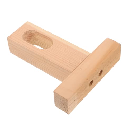 Cabilock Kleiderschrank Stangenhalter aus Holz Stabiler Deckenmontage Kleiderstangenhalter Installieren Geeignet für Begehbare Kleiderschränke und Offene Praktische Aufbewahrungslösung von Cabilock